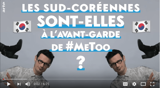 ARTE – Tous les internets – En Corée du Sud, les femmes à l’avant garde de&nbsp;#MeToo